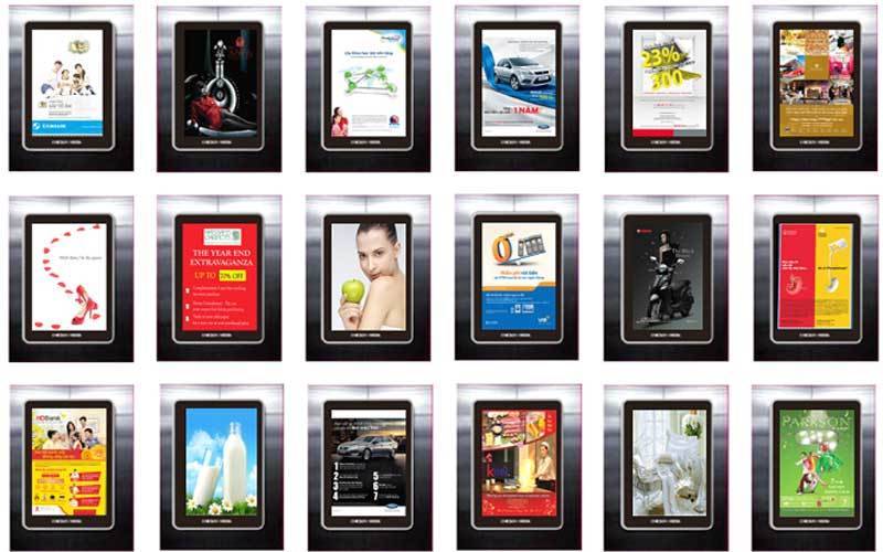 Báo giá quảng cáo FRAME thang máy tại TP. HCM